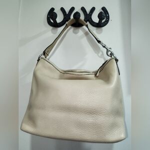 Coach Sarah Hobo Vintage Cream Tote L0885-f13094 Purse Leather Lavender Vintage